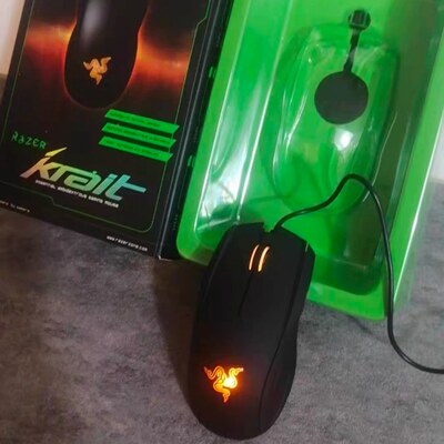 Raze雷蛇金环蛇2013小手无侧键有线竞技游戏电竞RGB鼠标