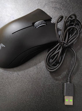 Razer雷蛇炼狱蝰蛇标准版6400DPI黑色有线大手电竞游戏RGB鼠标