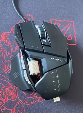 赛钛客美加狮MAD CATZ RAT5激光游戏电竞大手机械形多媒体宏鼠标