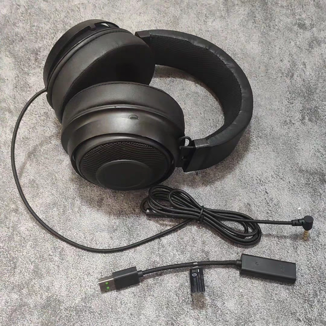 Razer雷蛇北海巨妖竞技版THX声效声卡有线头戴式游戏电竞耳机耳麦