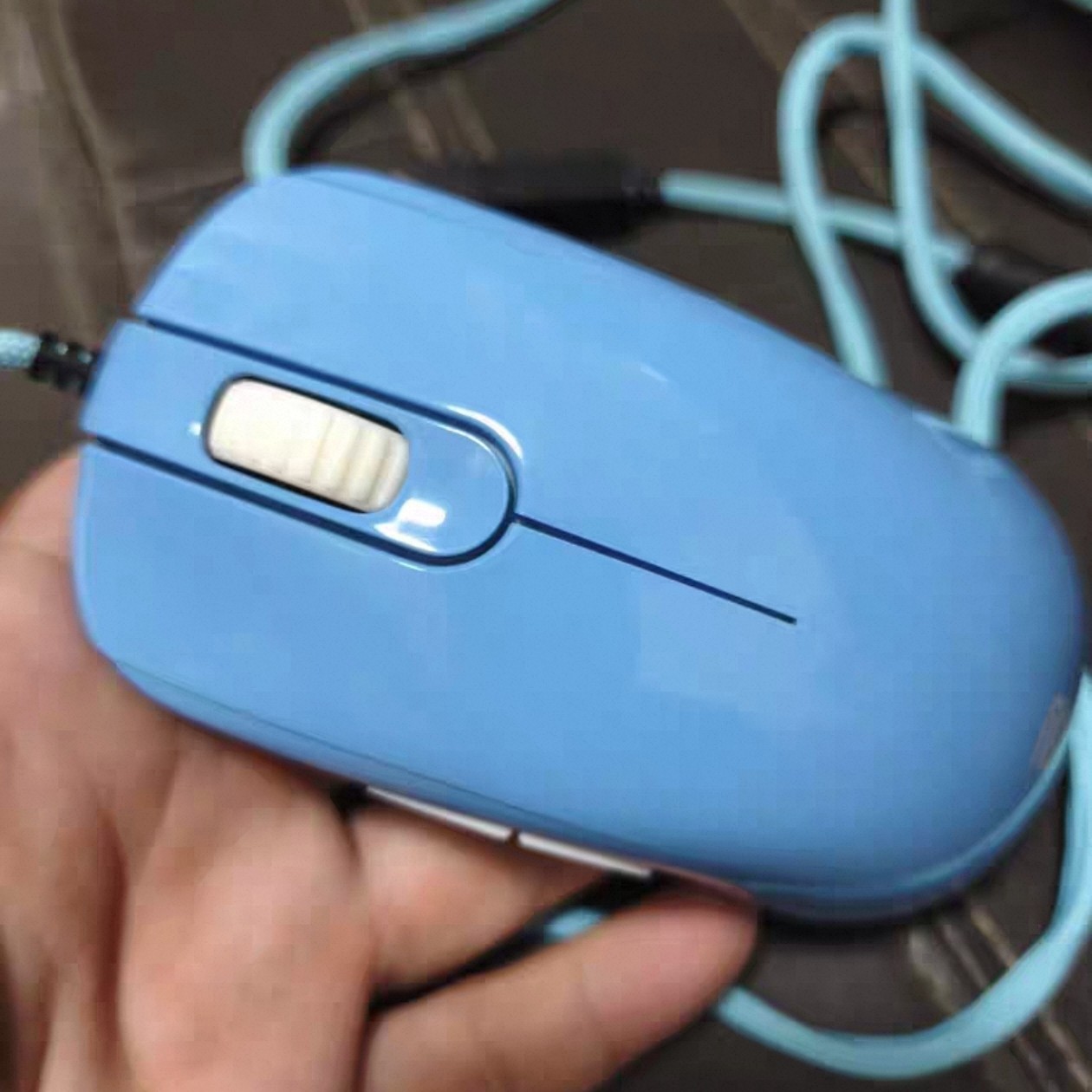 ZOWIE卓威奇亚FK2-B蓝色限定特别版中小手有线游戏电竞FPS鼠标