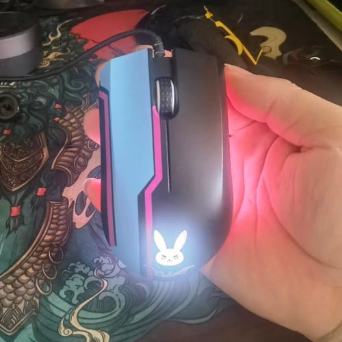 Razer雷蛇地狱狂蛇精英版守望先锋DVA联名款有线游戏鼠标