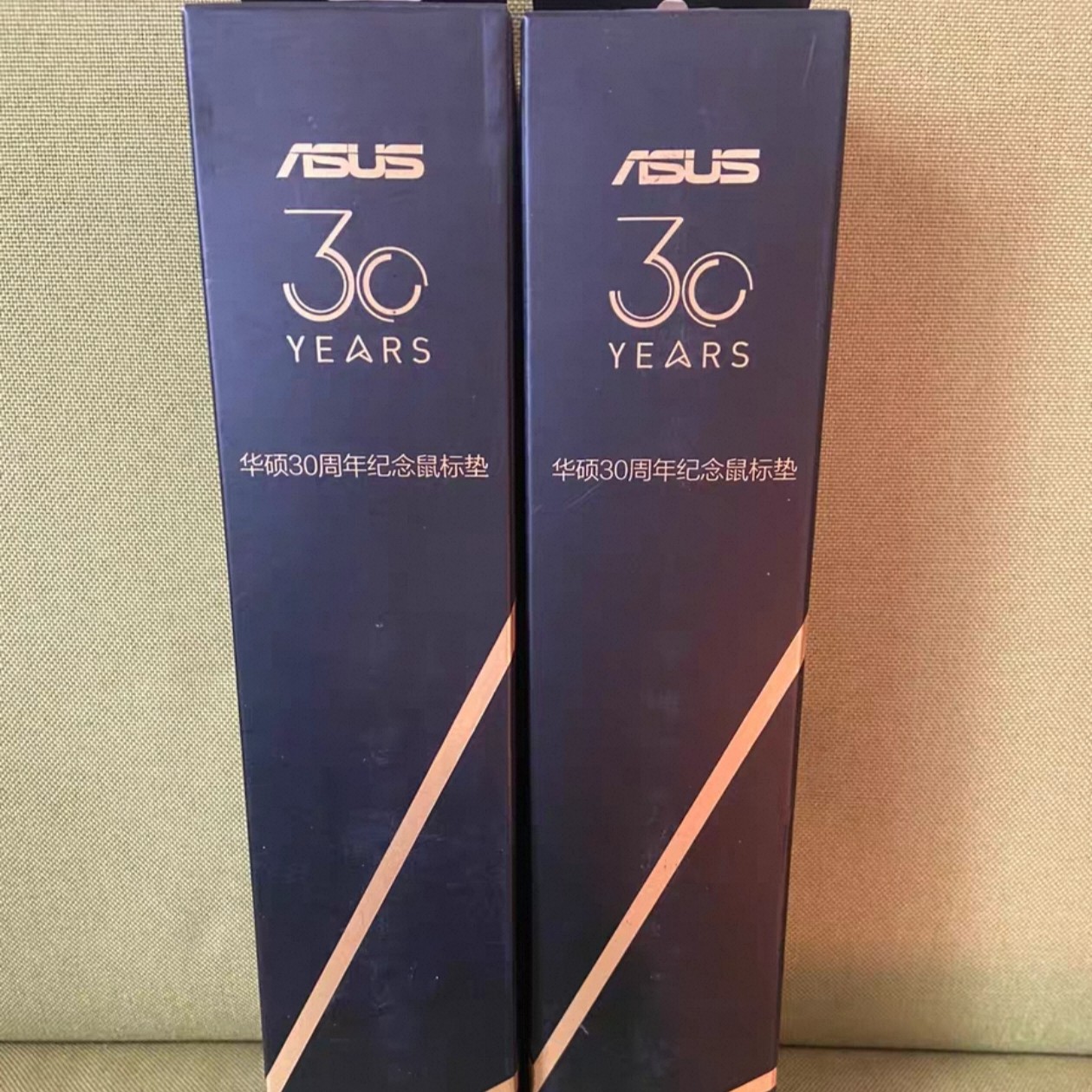 华硕ROG玩家国度30周年限定纪念限量版款游戏电竞顺滑包边鼠标垫