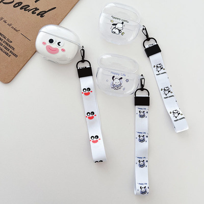 适用于漫步者lollipro5耳机套透明简约vivotwsa4清新硅胶防摔挂绳套