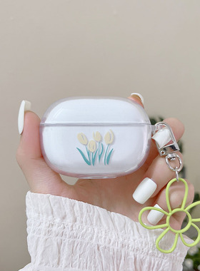 适用于联想lp22pro蓝牙耳机保护套l联想lp22pro壳耳机壳透明防摔防刮花盒子防刮花盒子