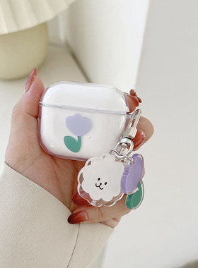 适用苹果AirPods4耳机保护套AirPod4保护壳4耳机保護套Pods硅胶套