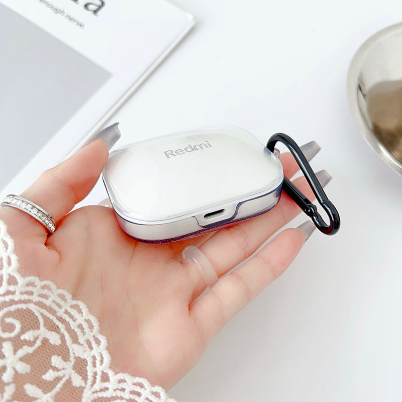 适用于红米Buds5耳机保护套来Buds6s充电仓外壳防摔透明个性创意