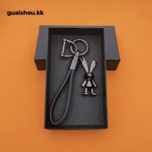 高级感钥匙扣精致挂件男士 汽车钥匙链公仔挂饰女生创意小礼品 个性