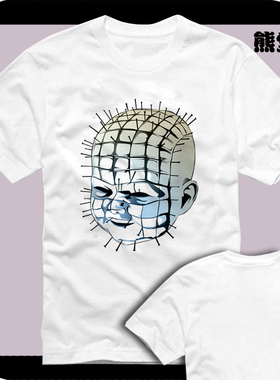 猛鬼追魂针头|养鬼吃人|可利夫·巴克Hellraiser短袖t恤男女衣服