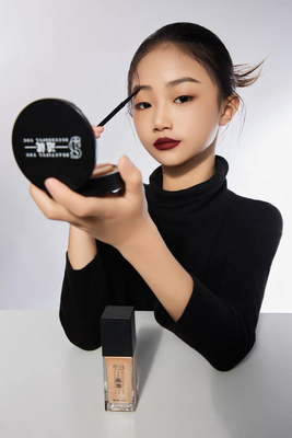 适就国标舞妆容定妆粉饼控油抗汗持久不脱妆高级雾面拉丁舞少儿