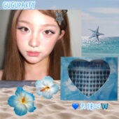 GUGUPARTY原创天使心Anna款 前短后长C翘猫系假睫毛嫁接感自然纤长