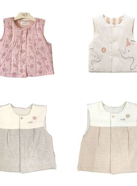 拉比婴儿童装秋冬款森林马戏团马夹 夹棉背心 LSDB102301宝宝坎甲