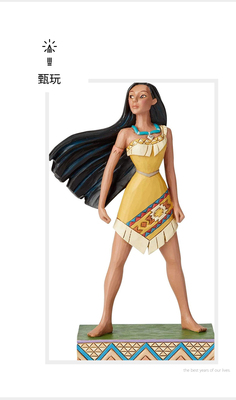 Enesco迪士尼公主风中奇缘宝嘉康蒂树脂模型礼品摆件雕像jimshore