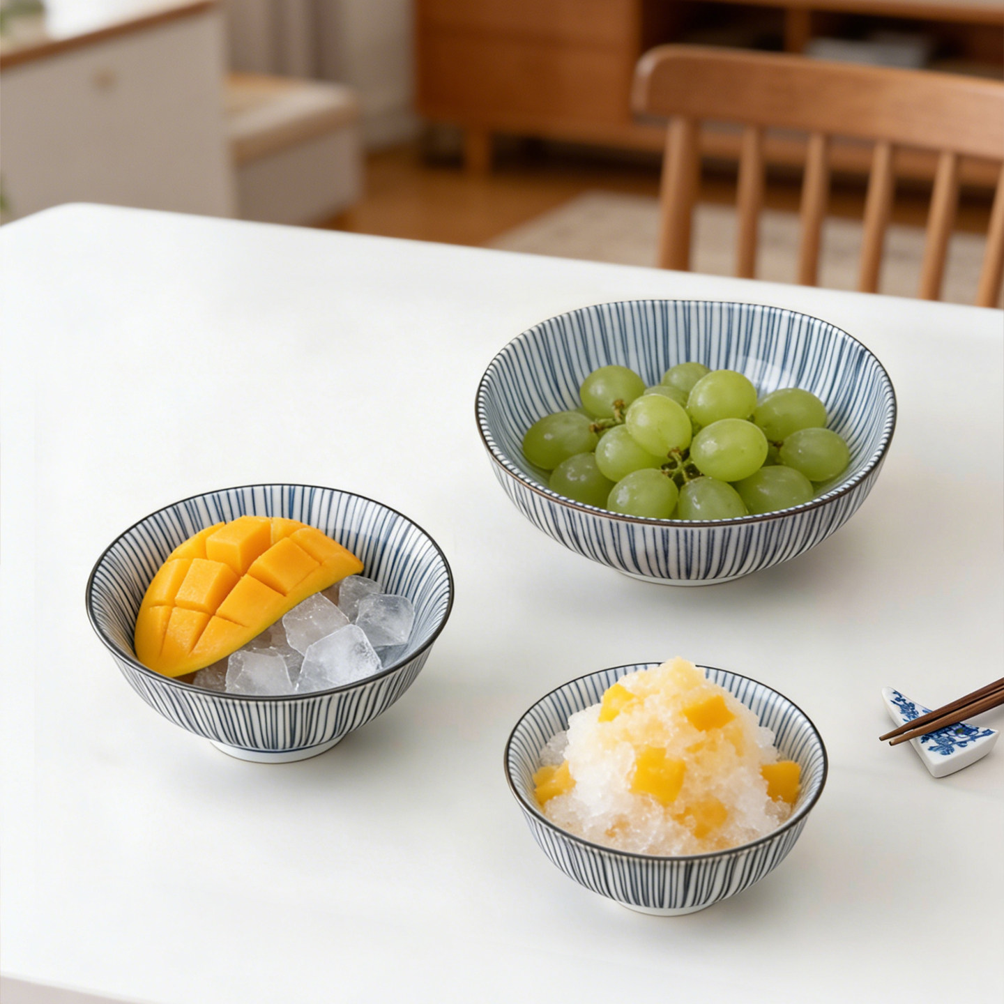 日本餐具陶瓷家用日式和风釉下彩