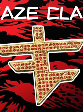 CSGO游戏实物周边勋章 FAZE战队  NAVI战队 吊坠项链金属徽章贴纸