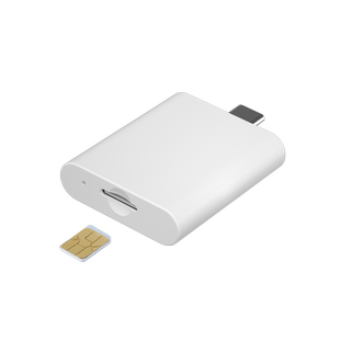 次奥适用于华为matepadpro/air/se笔记本电脑外置电话卡平板外接sim卡次手机外接改插卡上网typec转sim转换器