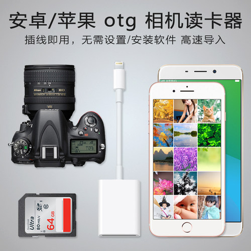 PORFOCT适用苹果安卓套件读卡器