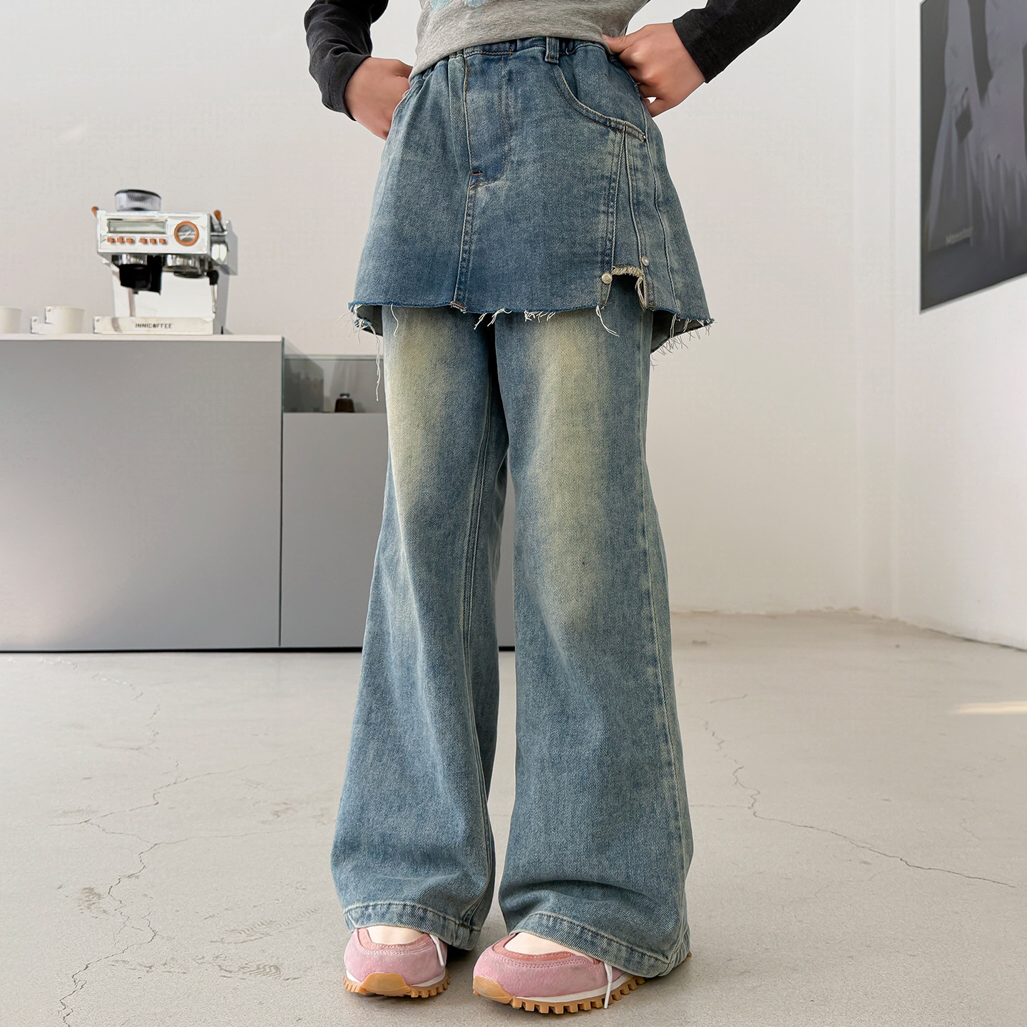 女童裤子2026新款春装超好看春秋季洋气女大童牛仔裤韩系儿童春裤,童装/婴儿装/亲子装,裤子,淘宝优惠券,粉丝福利购,淘宝优惠卷