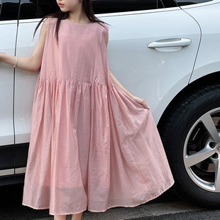 儿童裙子夏款 长裙韩系穿搭大童夏装 2024新款 女童连衣裙夏季 公主裙