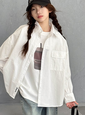 女童衬衫2026新款春装甜美女大童儿童白色韩系超好看女孩独特漂亮