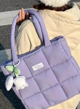 笔记本电脑包13寸女款单肩手提适用苹果华为MateBookpro14联想惠普pro15戴尔小米13.3防摔高级感通勤ipad11包