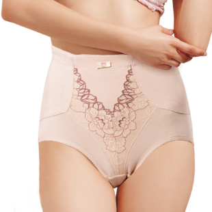 美体高腰暖宫产后生理内裤 倩黛女士收腹裤 竹浆纤维健美提臀塑身裤