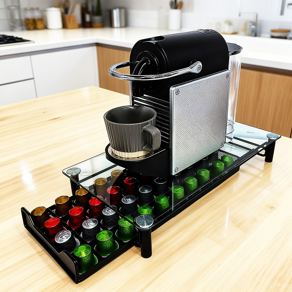 Nespress咖啡胶囊收纳架40粒网格