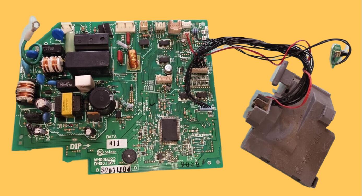 适用三菱电机空调电脑板 WM00B222 DM00J967显示板一套