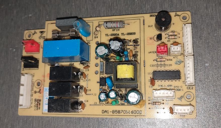适用除湿机电脑板主板YL-2B20A 控制板 DA1-B5870116000