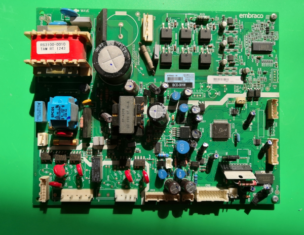 适用BCD-301W显示板0064001334 海尔电源板变频板0061800089D风扇