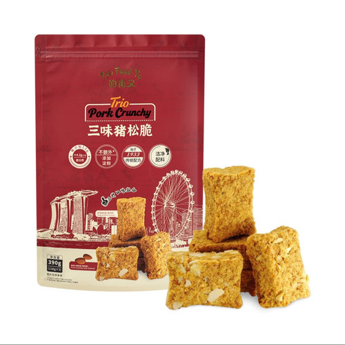 山姆代购的甫又三味猪松脆390g