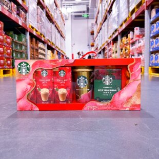 麦德龙SmCostco会员代购太妃坚果拿铁饮料山姆星巴克家享咖啡礼盒