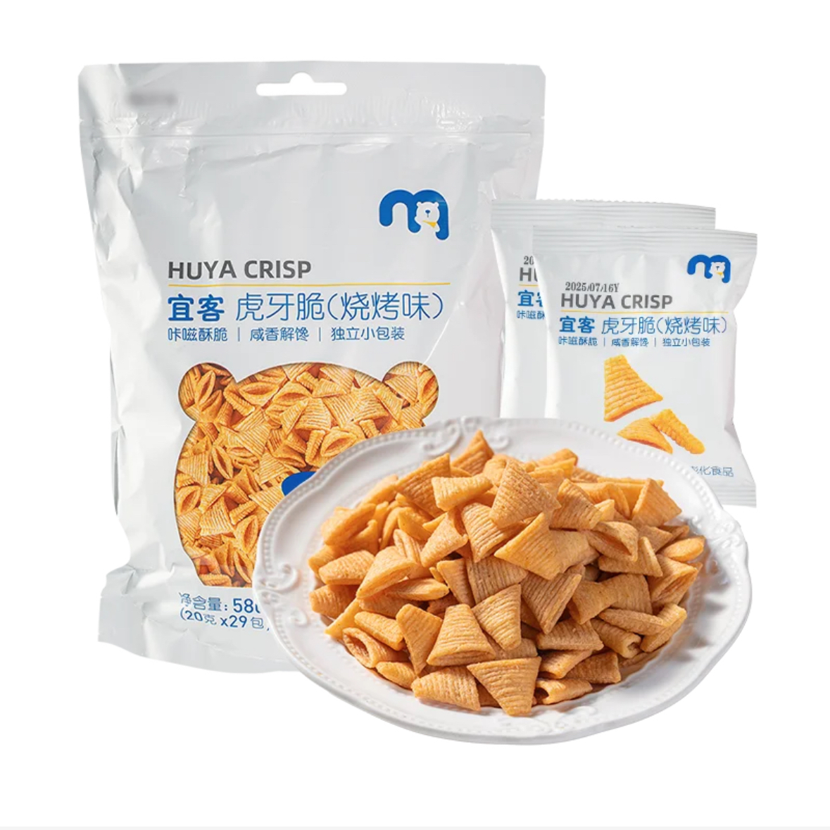 麦德龙会员超市代购麦臻选膨化食品尖角脆咔嗞脆宜客虎牙脆烧烤味