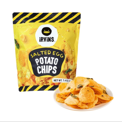 山姆会员店代购零食膨化食品土豆制品新加坡进口IRVINS咸蛋黄薯片