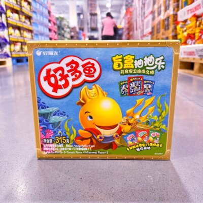 上海SamCostco开市客超市代购好丽友膨化零食好多鱼盲盒抽抽乐