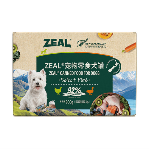 开市客SamCostco山姆会员超市代购狗狗零食ZEAL宠物零食犬罐900g