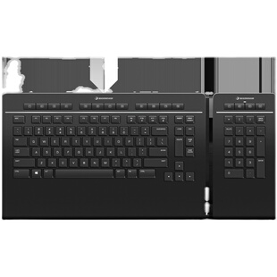 3Dconnexion Keyboard Pro with Numpad 有线键盘 人体工程学设计