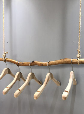 服装店展示架麻绳树枝悬挂架