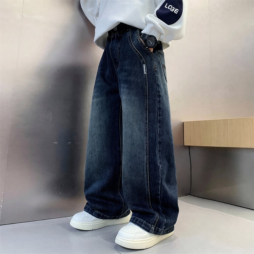 男童春装裤子新款中大童男孩儿童