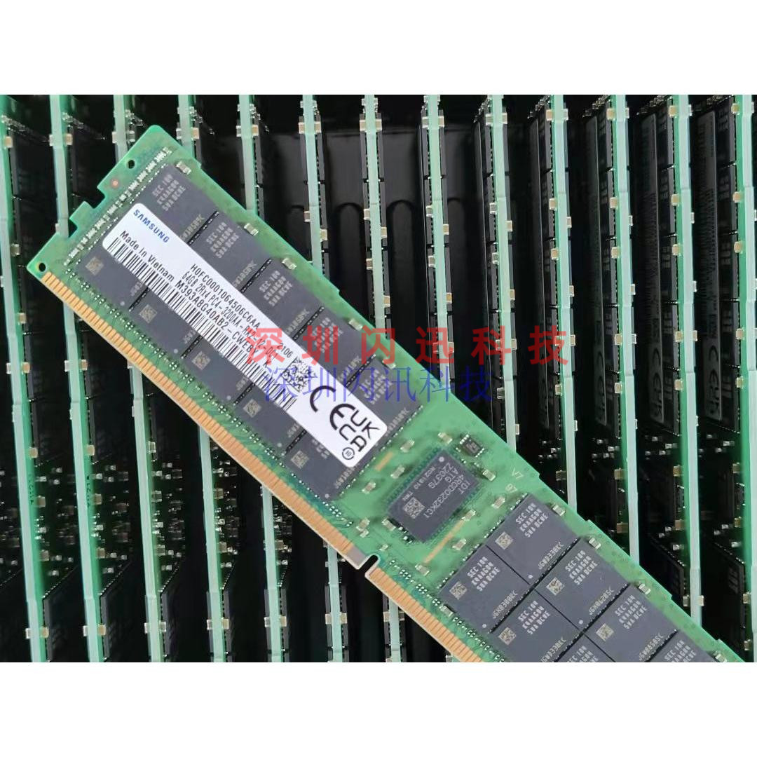 原厂 三星 64G 2RX4 PC4-3200AA-RA2 DDR4 3200AA ECC RDIMM 内存