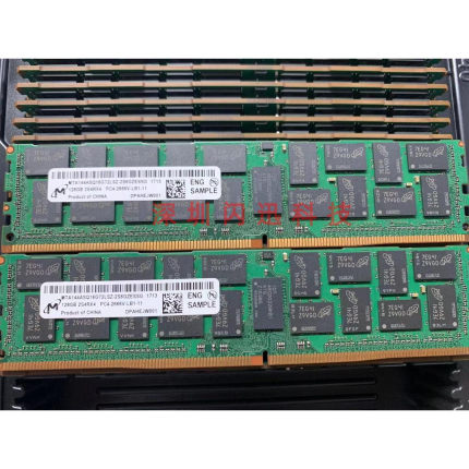 镁光 128G 2S4RX4 PC4-2666V DDR4 ECC REG 2666V 服务器内存条