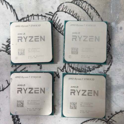 议价AMD R7 5700X3D 处理器CPU，一共四个，无任何可维修翻新