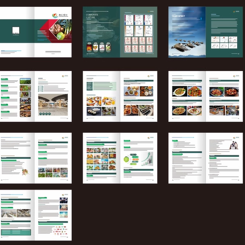 餐饮食材蔬菜配送食堂承包供餐方案运营管理菜品人员培训画册设计