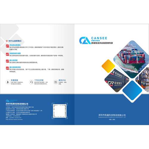 国际货运中亚中俄物流双清专线卡航空运铁运海运陆运画册设计印刷