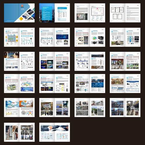 视频监控弱电智能化系统集成智能家居门禁停车场安防宣传册设计印