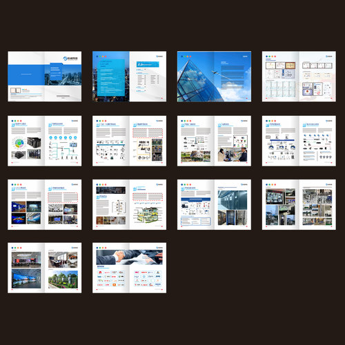 视频监控弱电智能化系统集成智能家居门禁停车场安防宣传册设计印