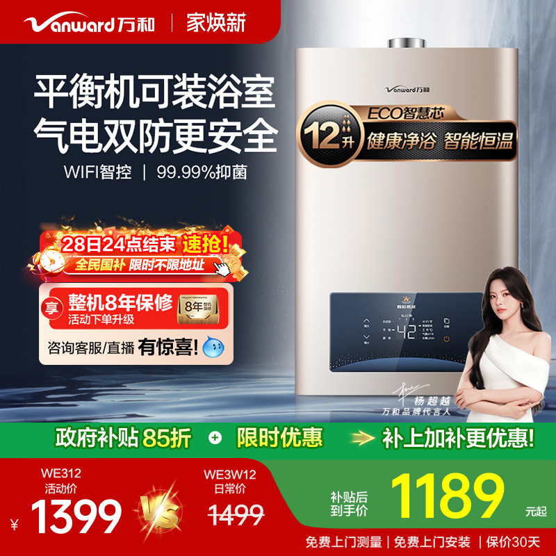 万和平衡式燃气热水器WE3