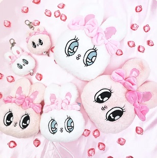 现货日本Esther Bunny艾丝乐小兔毛绒挂件挂饰收纳包卡包钥匙扣