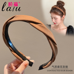 发箍女2025新款 秋冬压发卡发捆头饰 头箍洗脸专用防滑碎发发带女款