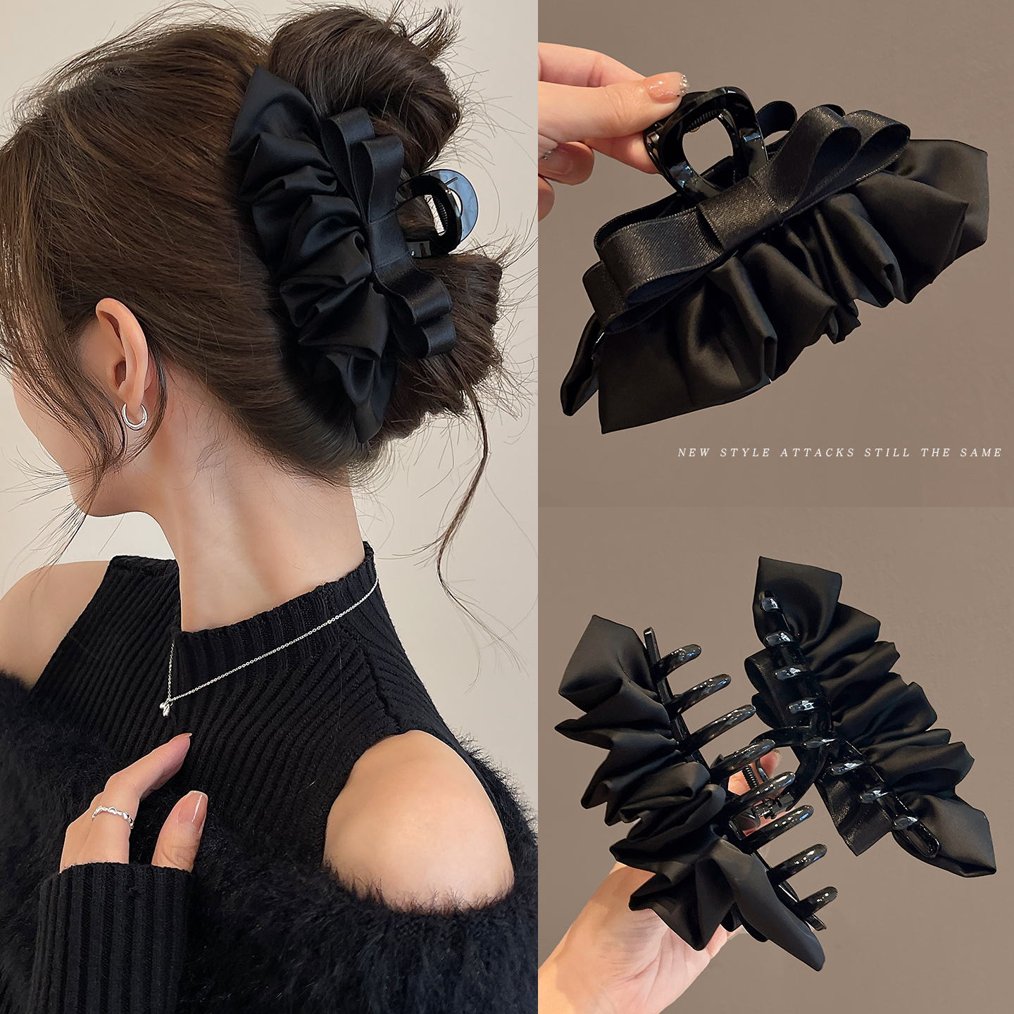 秋冬发夹女后脑勺抓夹大号发卡